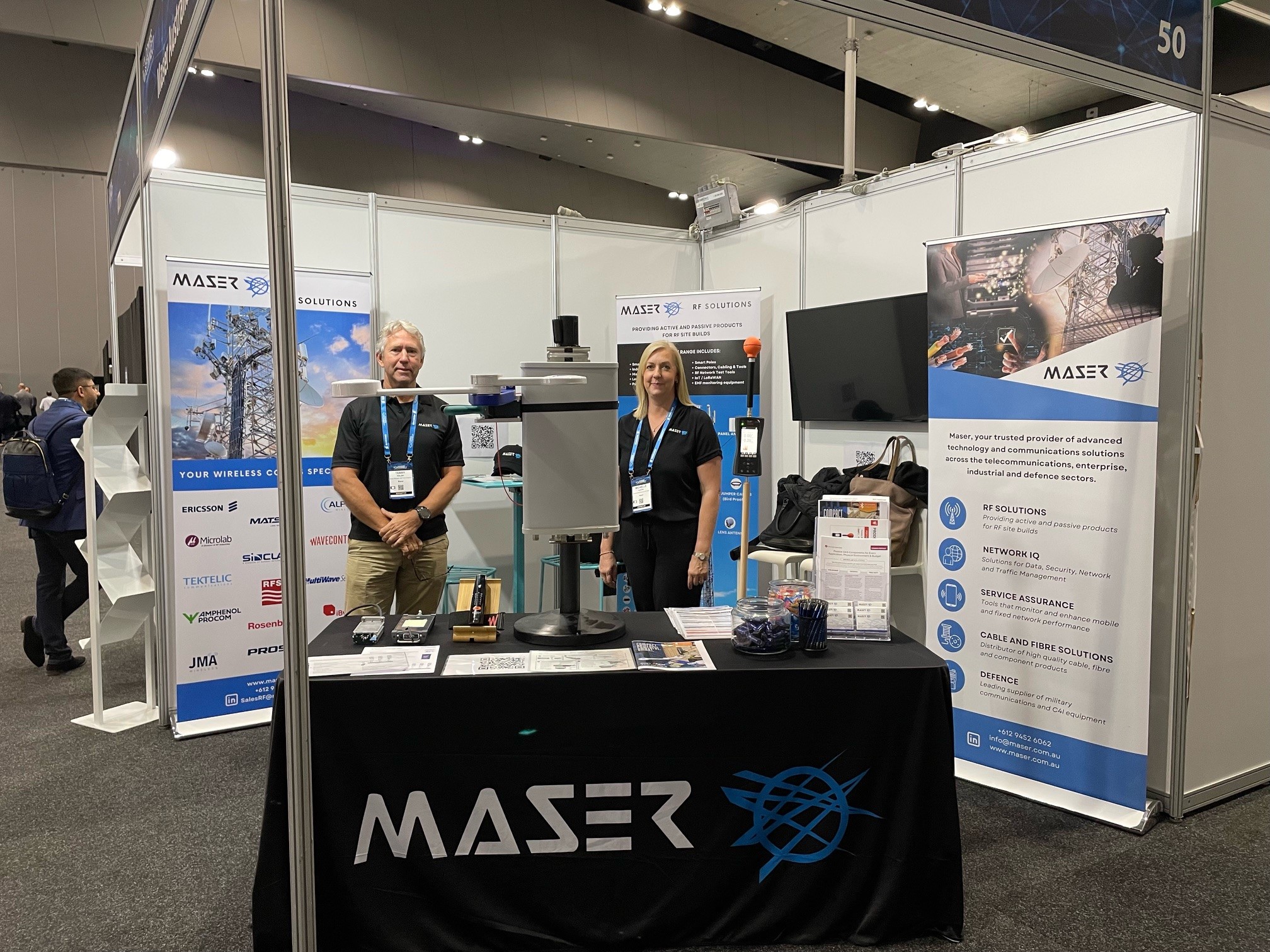 Maser RF team at Comms Connect 2023