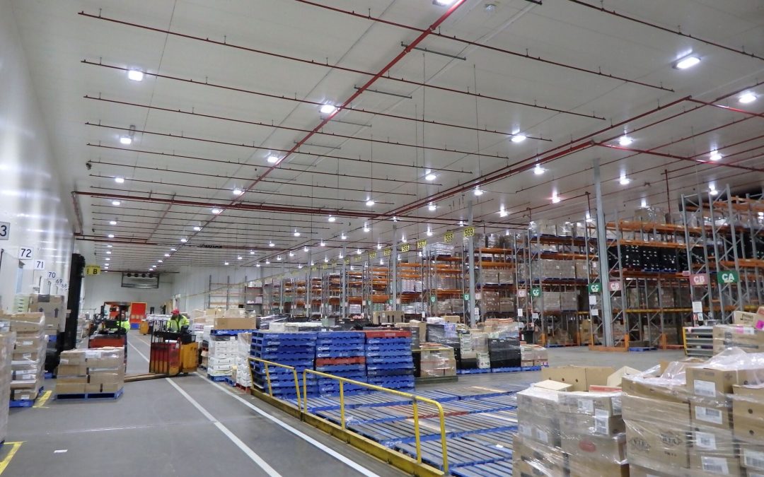 Over 1000 Digital Lumens LED lights installed in major distribution hub of large Australian retailer